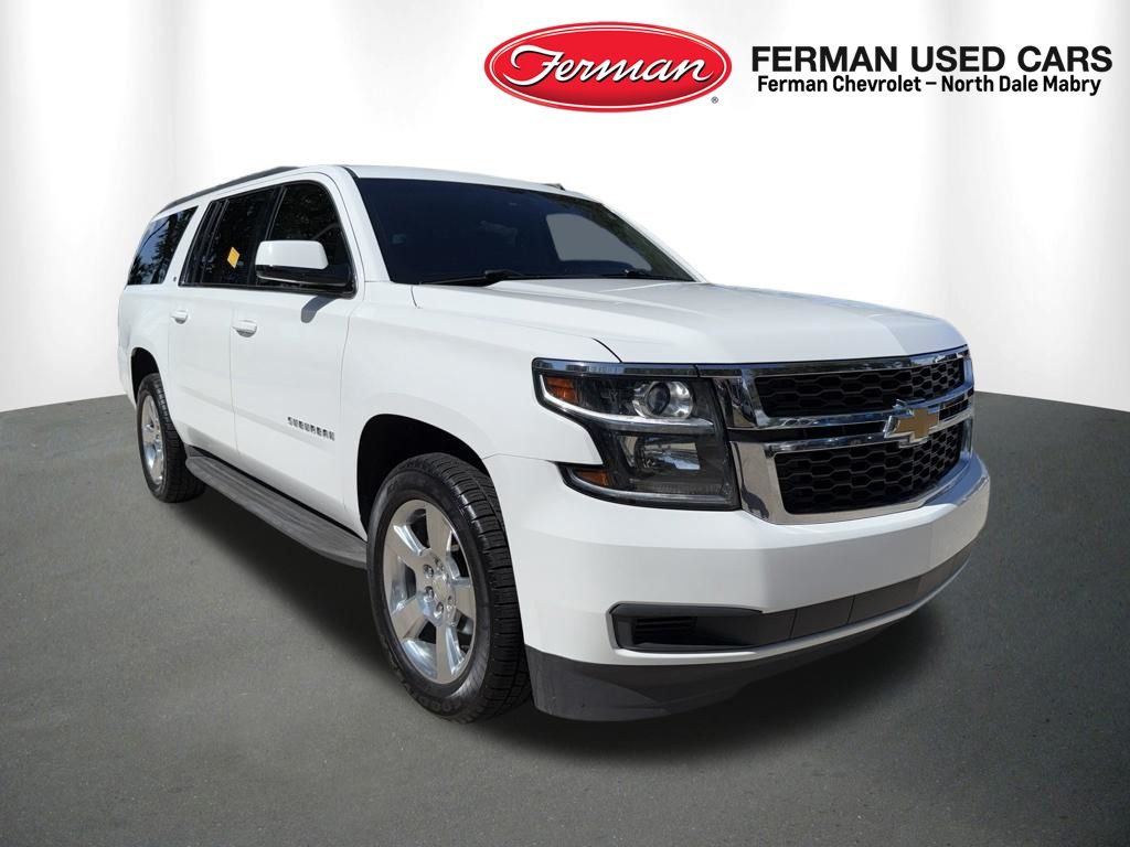 Summit White 2015 Chevrolet Suburban SUV / Crossover 4X2 6-Speed Automatic Overdrive