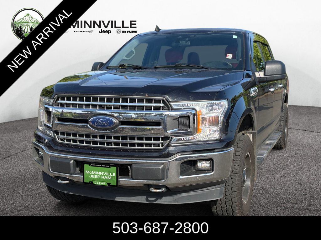 Agate Black Metallic 2020 Ford F-150 XL SuperCrew 4WD Pickup Truck Four-Wheel Drive 6-Speed Automatic