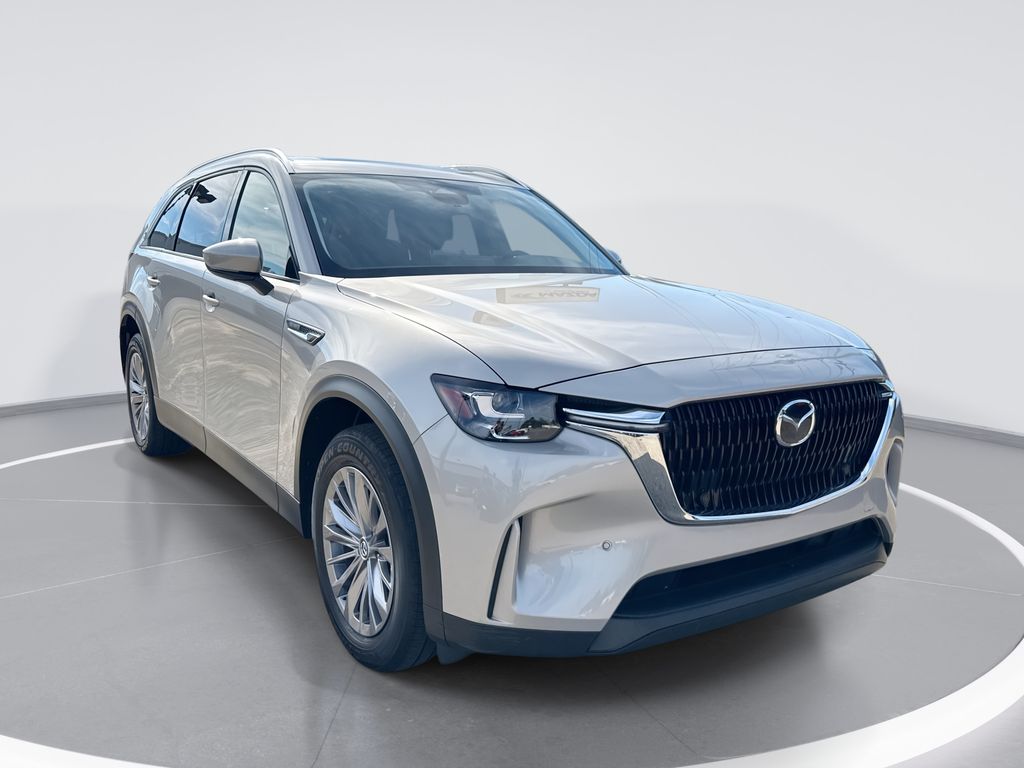 Gray (Platinum Quartz) 2025 Mazda CX-90 3.3 Turbo Preferred AWD SUV / Crossover All-Wheel Drive 8-Speed Automatic