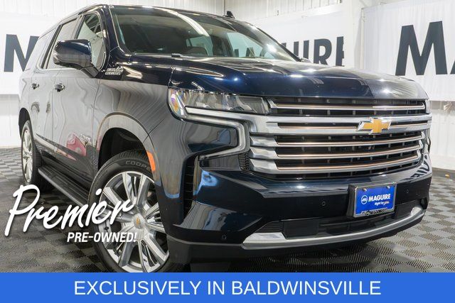 Midnight Blue Metallic 2021 Chevrolet Tahoe High Country 4WD SUV / Crossover Four-Wheel Drive