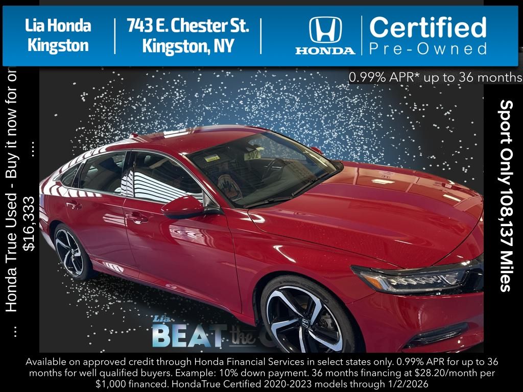 2018 Honda Accord 1.5T Sport FWD