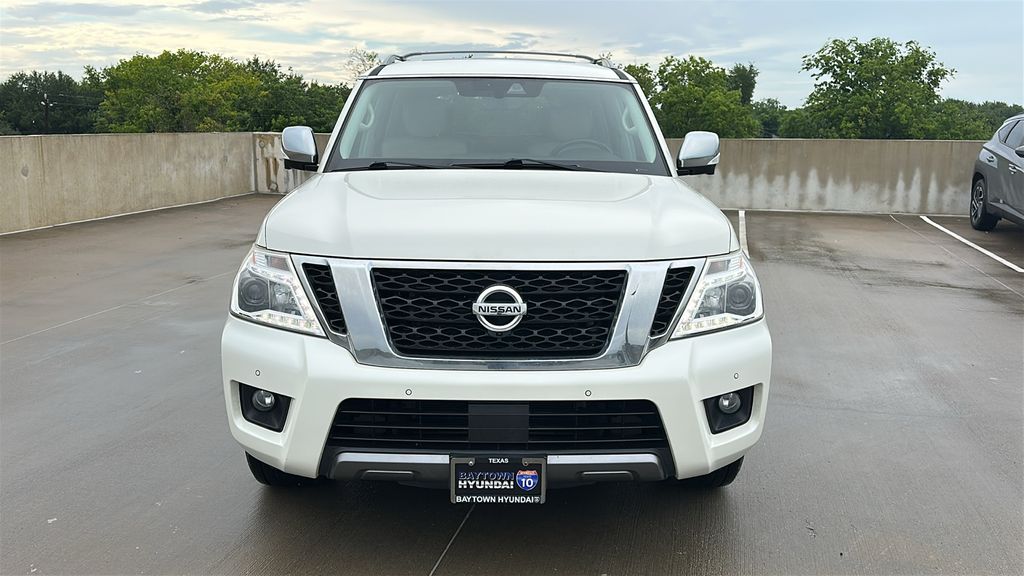 2020 Nissan Armada Platinum White at Cook Ford