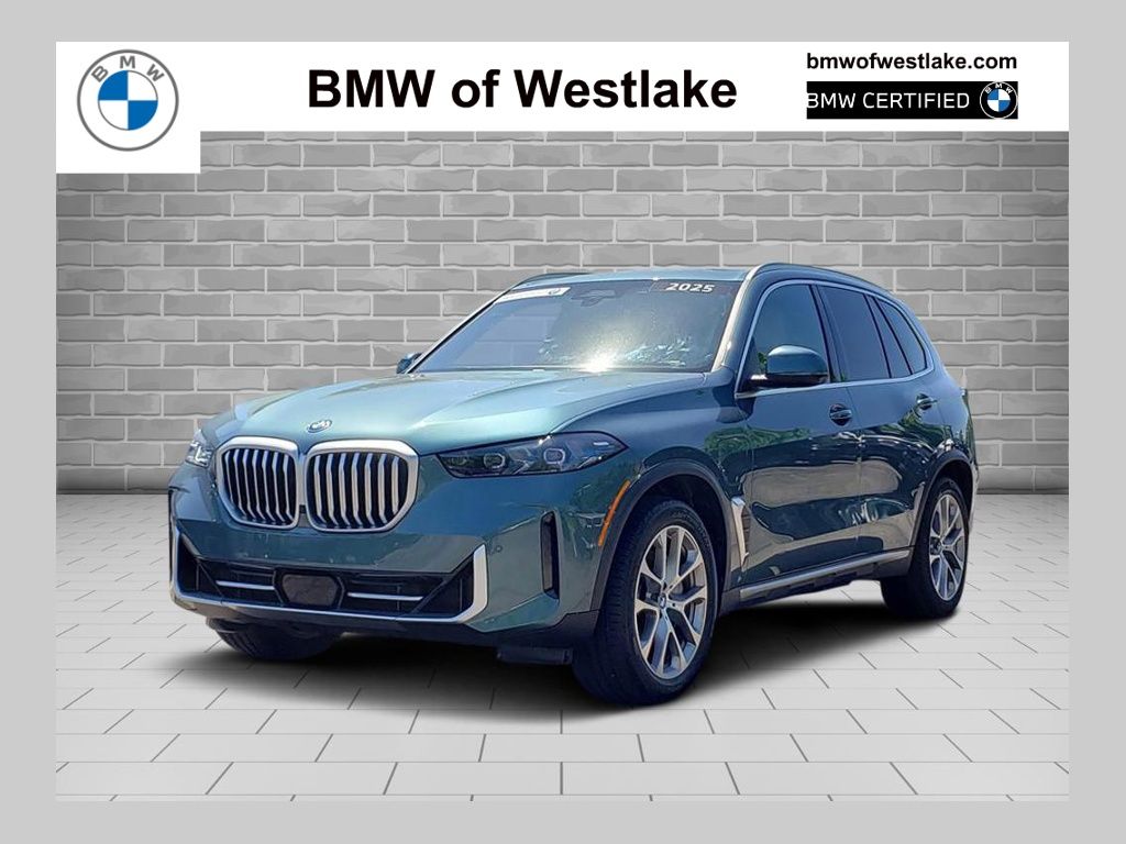Blue Ridge Mountain Metallic 2025 BMW X5 xDrive50e AWD SUV / Crossover All-Wheel Drive 8-Speed Automatic