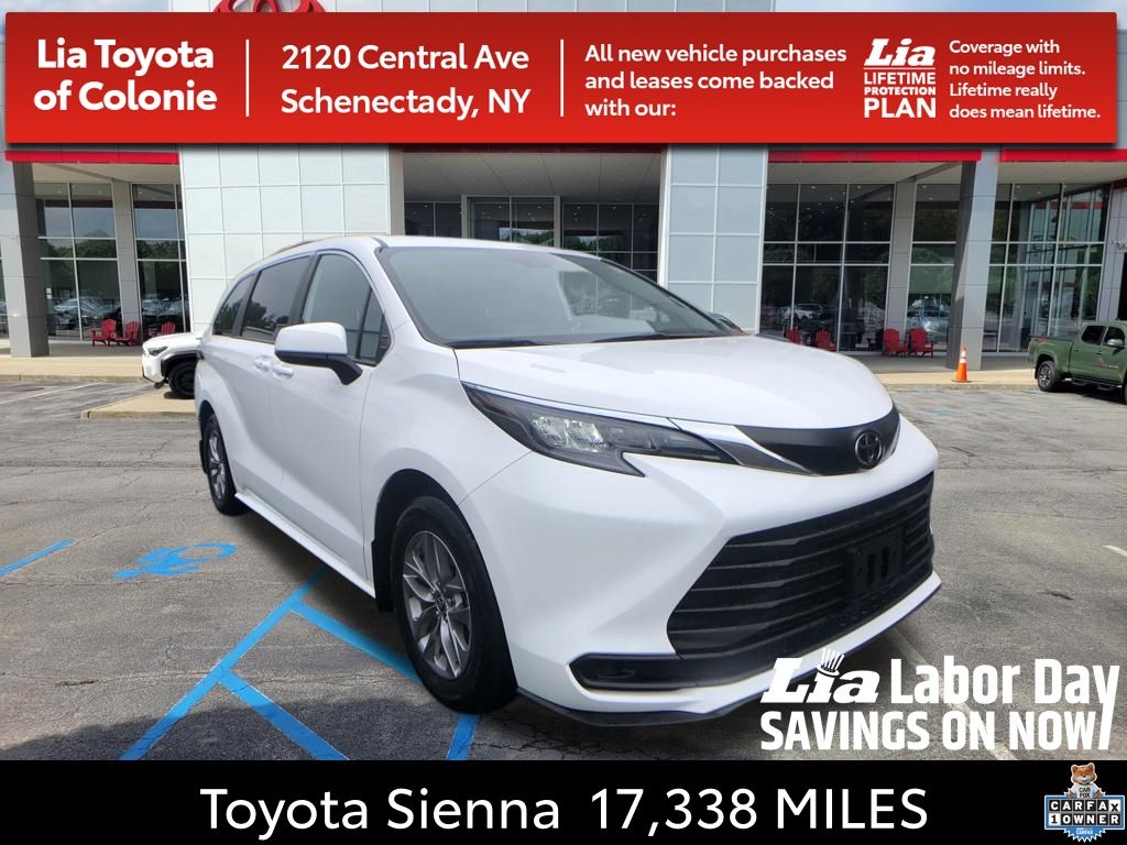 Ice Cap 2026 Toyota Sienna Minivan All-Wheel Drive Continuously Variable Transmission
