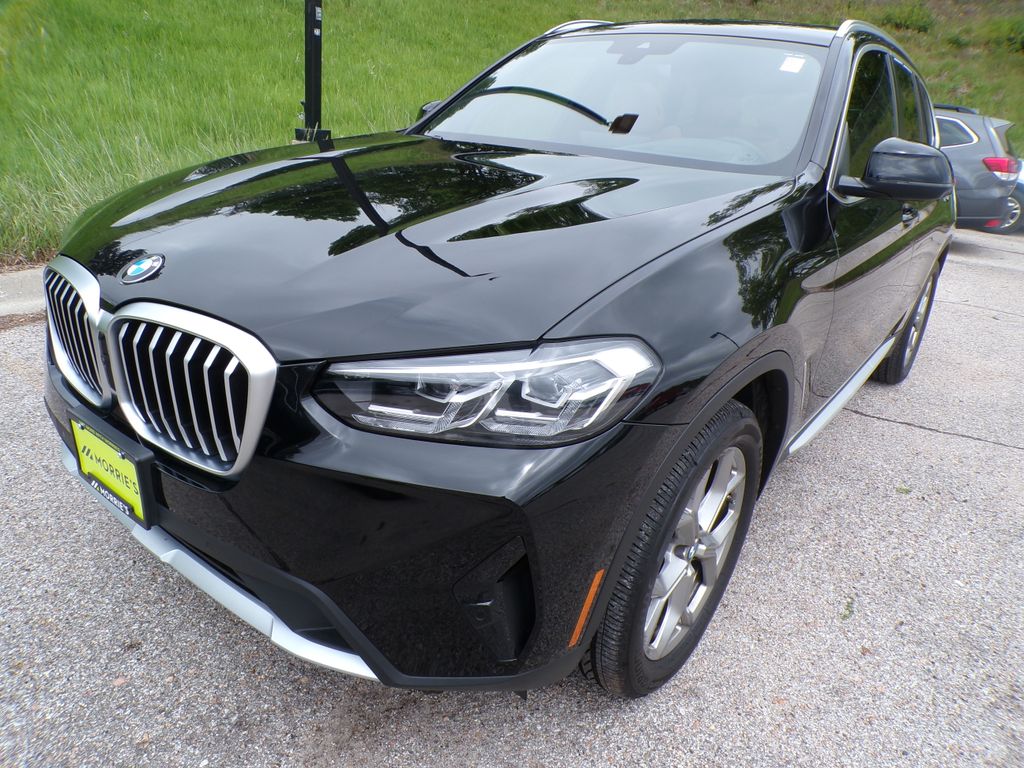Jet Black 2024 BMW X3 SUV / Crossover All-Wheel Drive 8-Speed Automatic