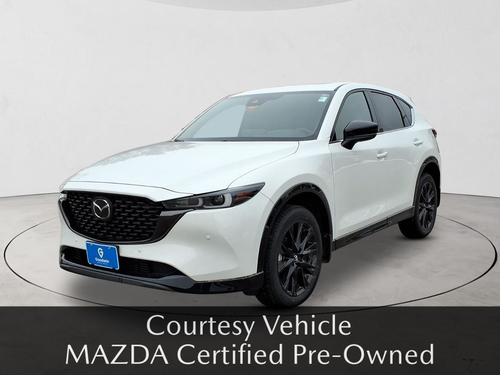 White Metallic 2025 Mazda CX-5 2.5 Carbon Turbo AWD SUV / Crossover All-Wheel Drive 6-Speed Automatic