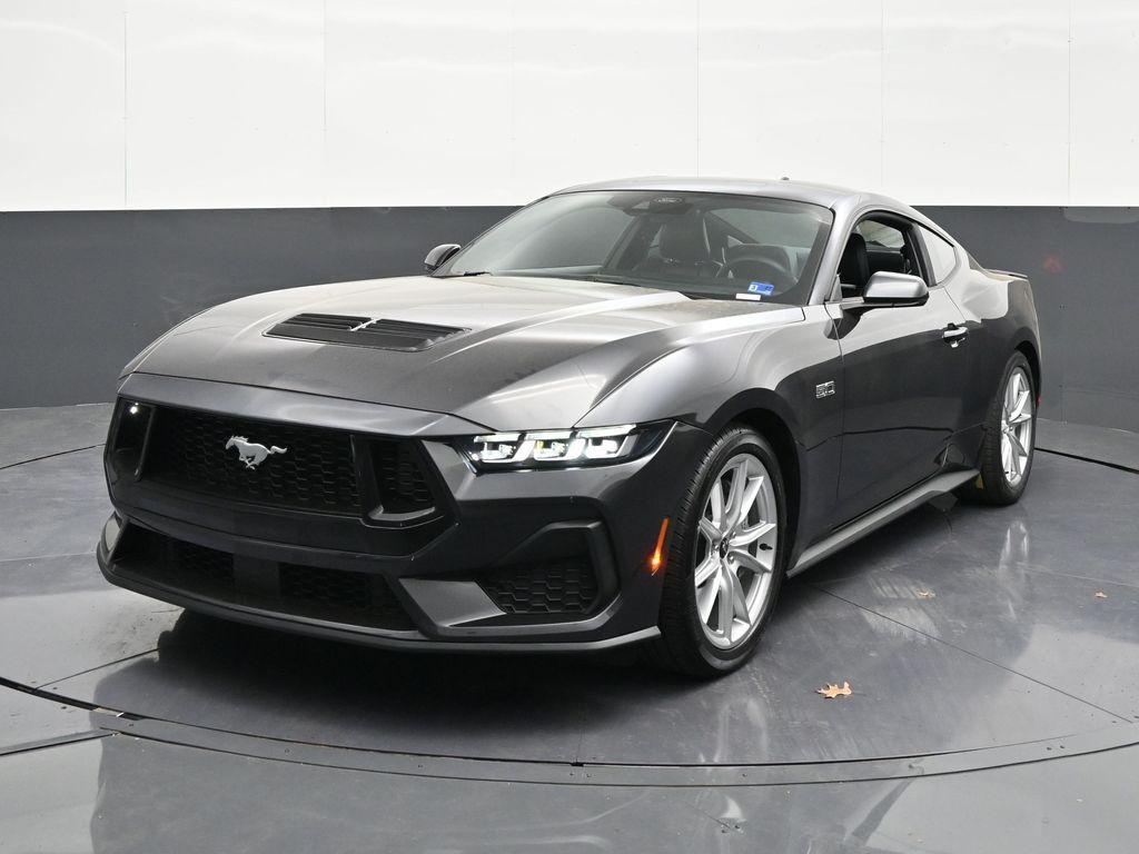 Gray Metallic 2024 Ford Mustang GT Premium Fastback RWD Coupe Rear-Wheel Drive 6-Speed Manual