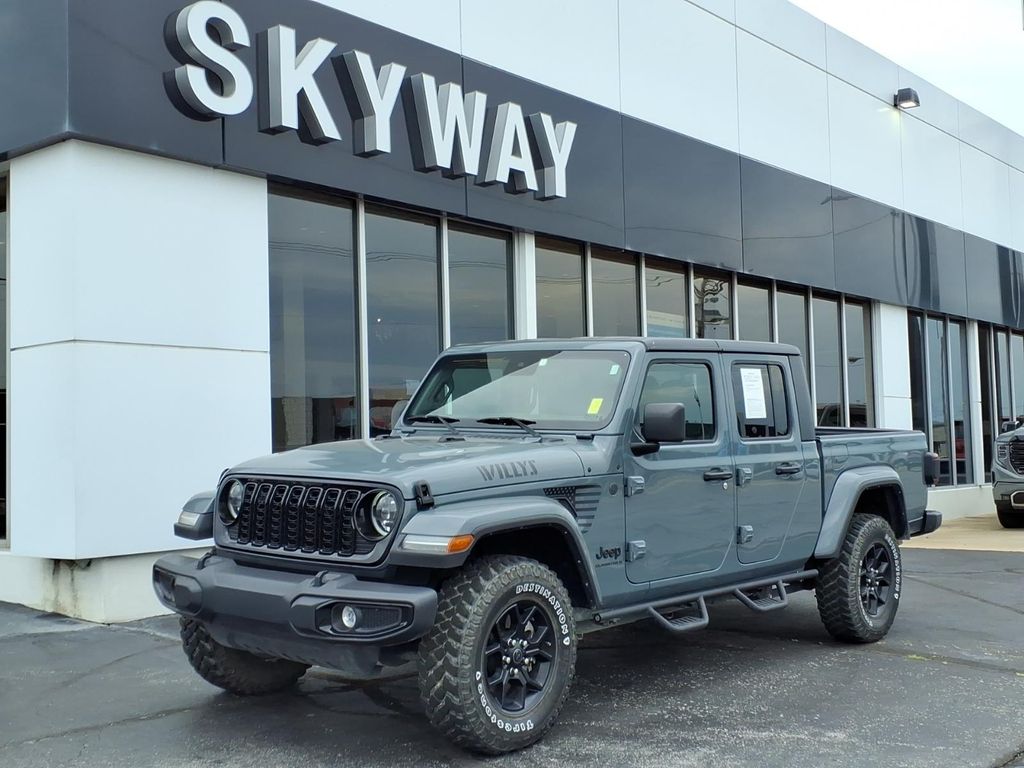 Anvil Clear Coat 2024 Jeep Gladiator Pickup Truck Four-Wheel Drive 8-Speed Automatic