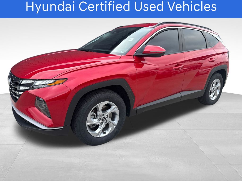 Calypso Red 2023 Hyundai Tucson SUV / Crossover Front-Wheel Drive 8-Speed Automatic