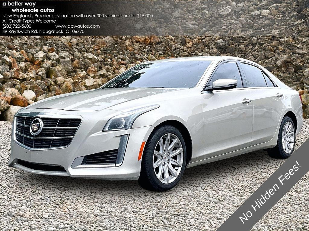 Silver Coast Metallic 2014 Cadillac CTS Sedan All-Wheel Drive 6-Speed Automatic