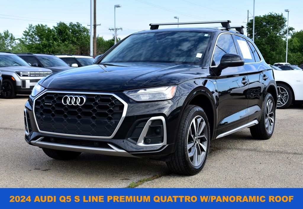 Mythos Black Metallic 2024 Audi Q5 quattro Premium S Line 45 TFSI SUV / Crossover All-Wheel Drive 7-Speed Automatic