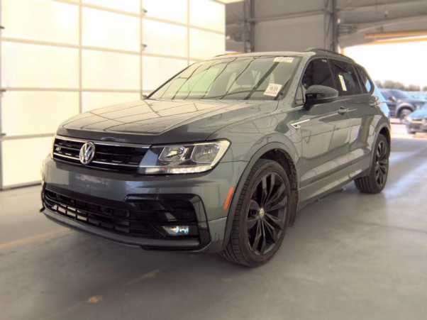 Platinum Gray Metallic 2020 Volkswagen Tiguan SUV / Crossover Front-Wheel Drive 8-Speed Automatic