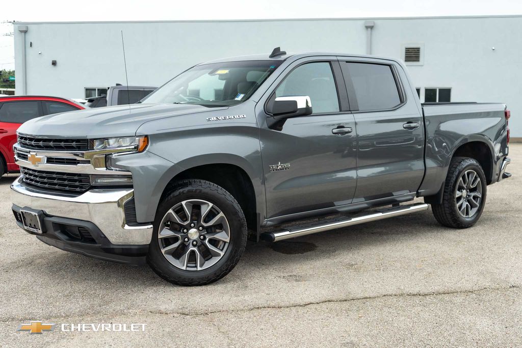 Gray (Satin Steel Metallic) 2021 Chevrolet Silverado 1500 Pickup Truck 4X2 8-Speed Automatic