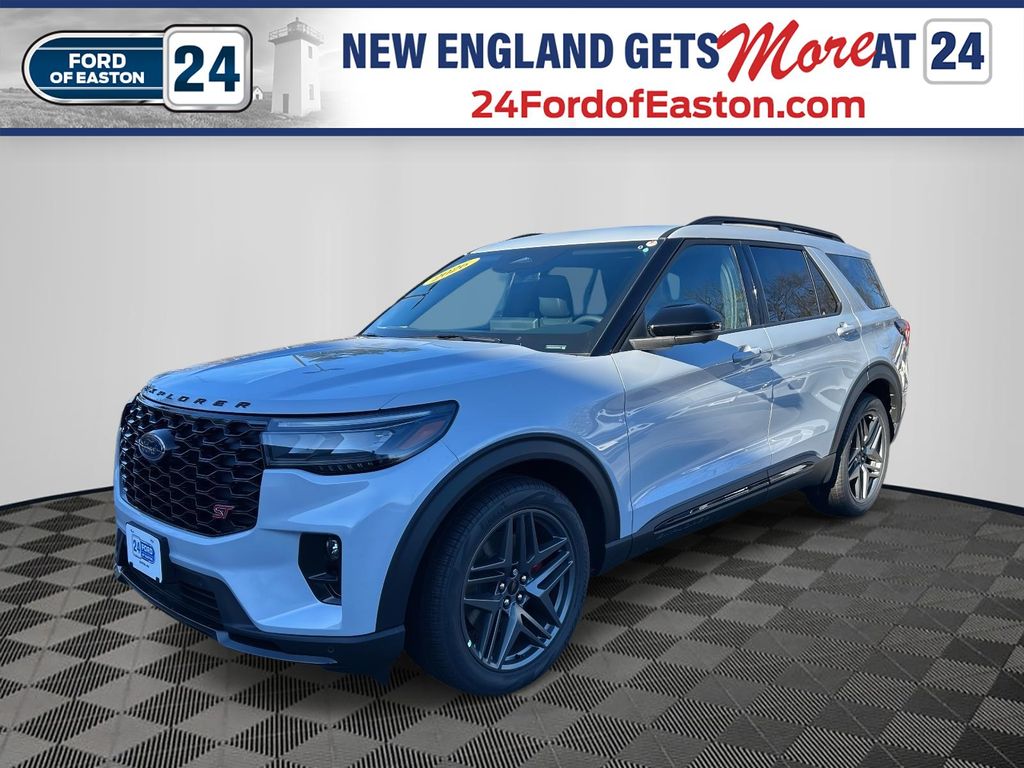 White Metallic 2026 Ford Explorer ST AWD SUV / Crossover All-Wheel Drive Automatic
