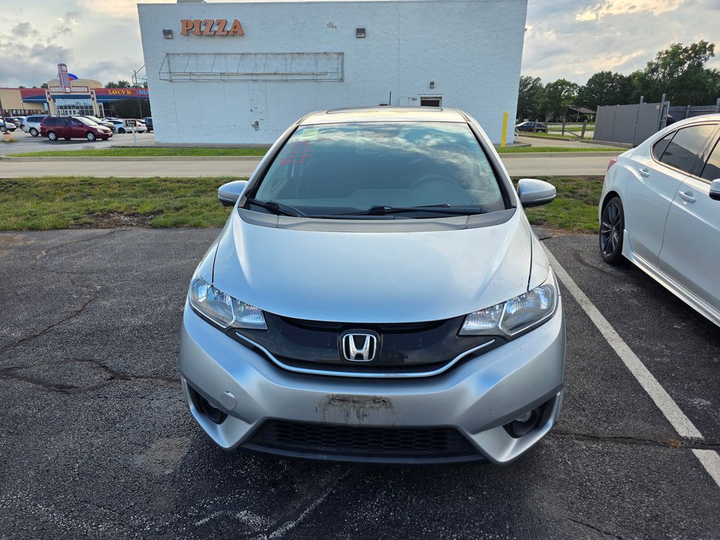 Silver 2015 Honda Fit Hatchback Front-Wheel Drive Continuously Variable Transmission