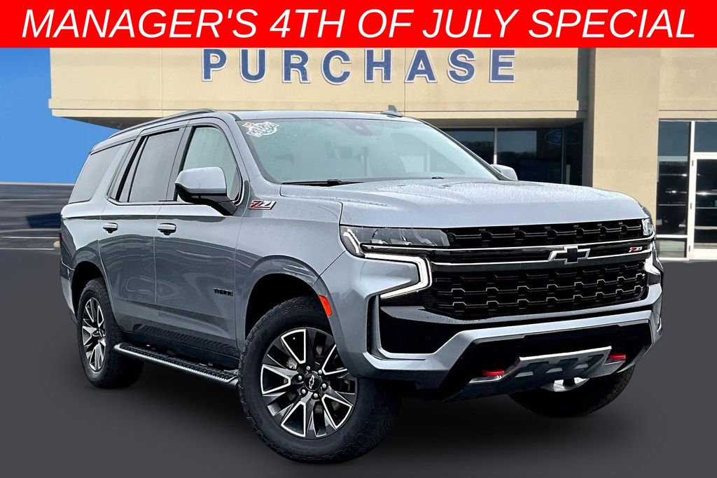 Gray (Satin Steel Metallic) 2022 Chevrolet Tahoe SUV / Crossover Four-Wheel Drive