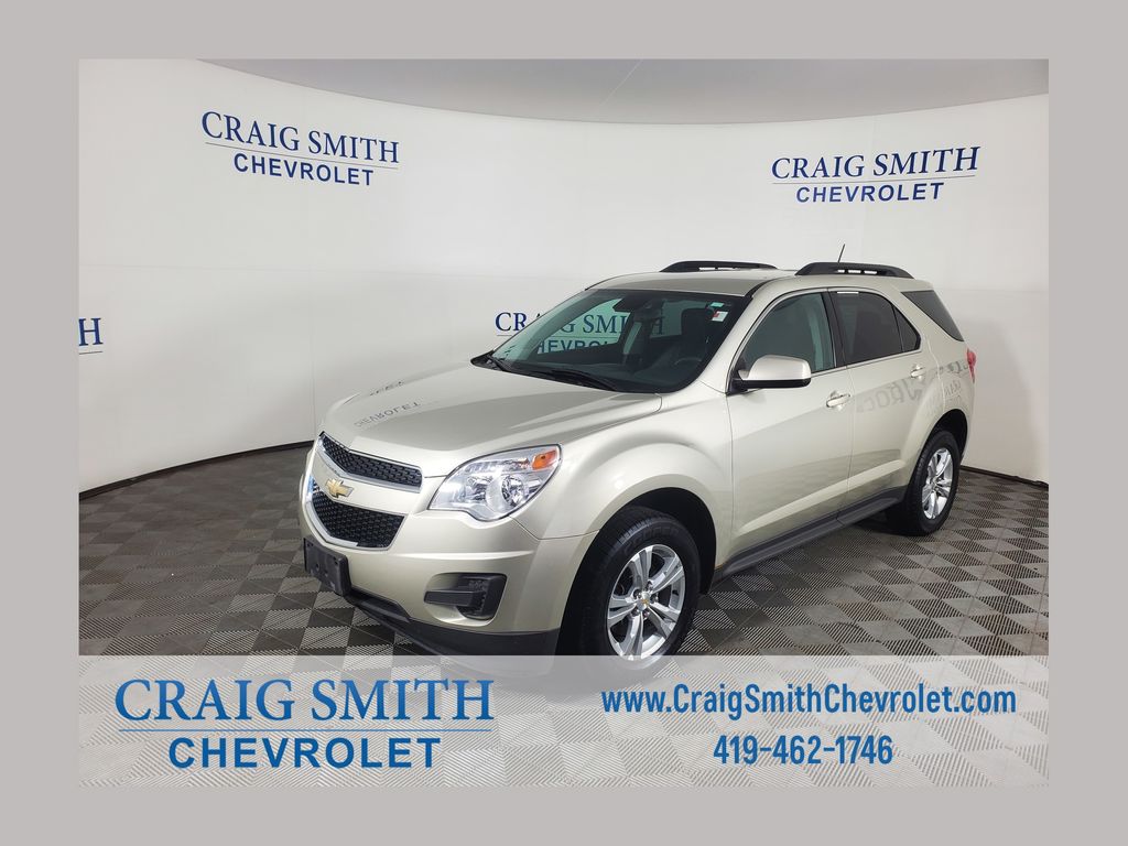 Champagne Silver Metallic 2014 Chevrolet Equinox 1LT FWD SUV / Crossover Front-Wheel Drive 6-Speed Automatic Overdrive