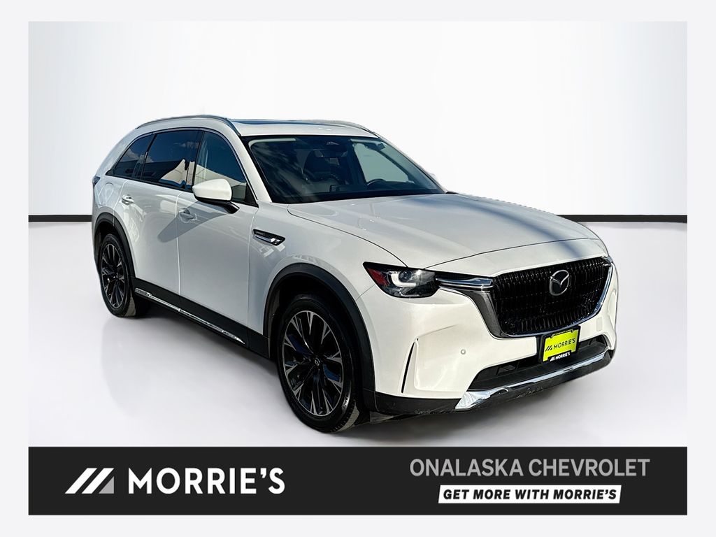 Rhodium White Premium 2024 Mazda CX-90 SUV / Crossover All-Wheel Drive 8-Speed Automatic