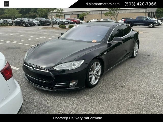Black 2013 Tesla Model S Performance RWD Sedan Rear-Wheel Drive 1-Speed Automatic