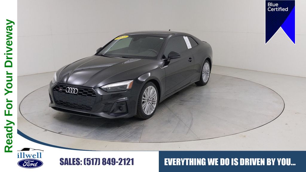 Mythos Black Metallic 2021 Audi S5 3.0T quattro Prestige Coupe AWD Coupe All-Wheel Drive 8-Speed Automatic