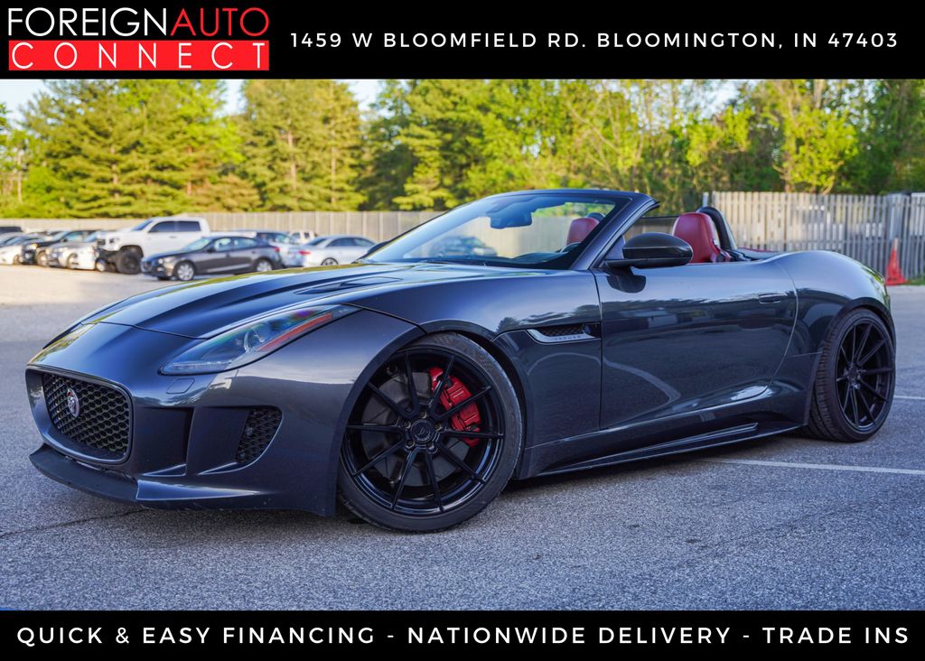 Gray 2016 Jaguar F-TYPE R Convertible AWD Convertible All-Wheel Drive 8-Speed Automatic