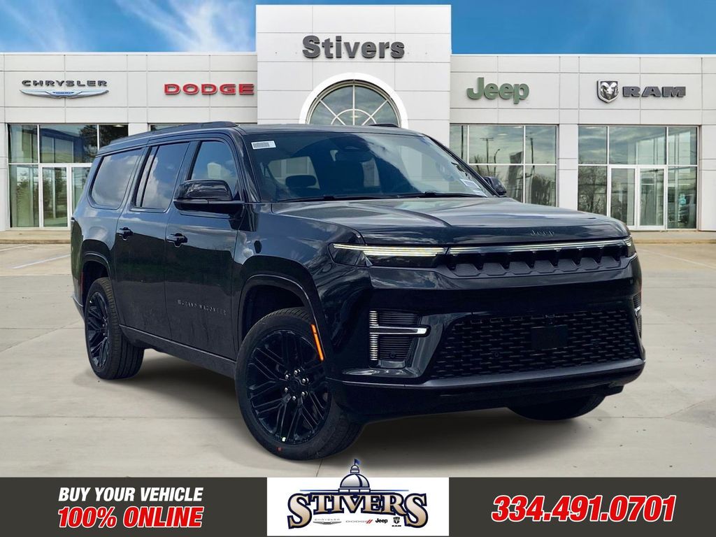 High Gloss Black 2026 Jeep Grand Wagoneer L SUV / Crossover Four-Wheel Drive 8-Speed Automatic