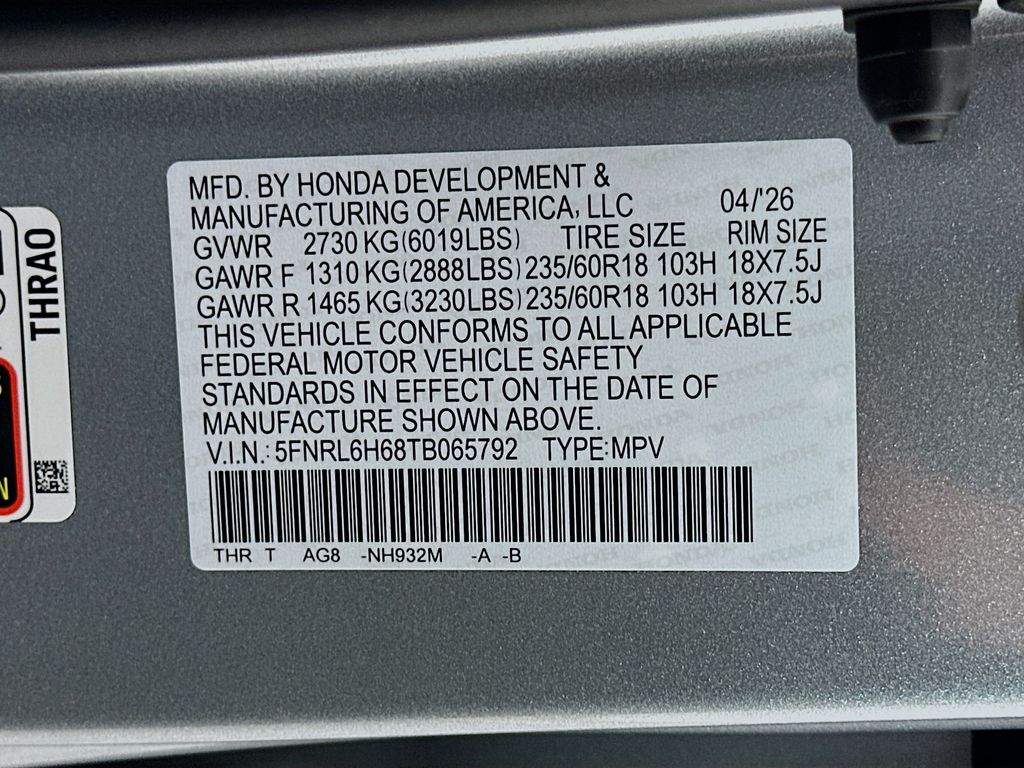 Thumbnail: 2026 Honda Odyssey - 23