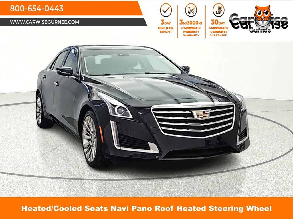 Black Raven 2017 Cadillac CTS 3.6L Luxury AWD Sedan All-Wheel Drive 8-Speed Automatic