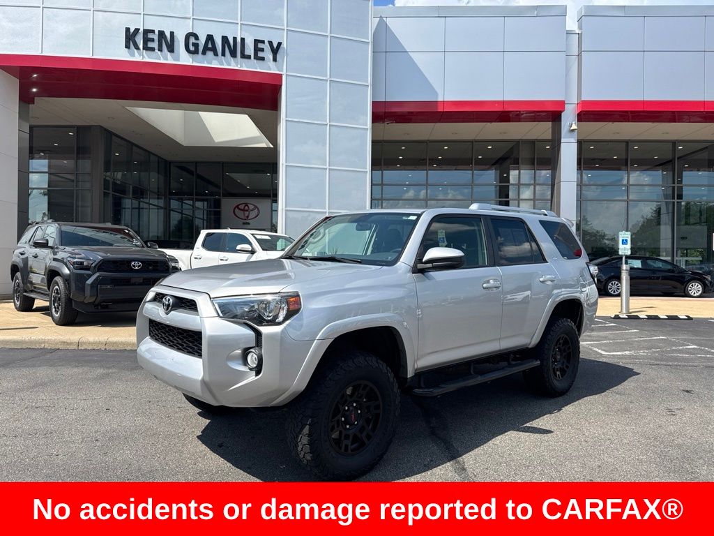 Classic Silver Metallic 2018 Toyota 4Runner SUV / Crossover Four-Wheel Drive 5-Speed Automatic Overdrive