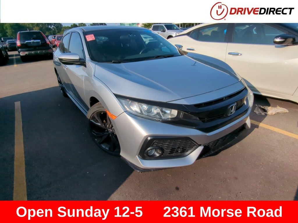 Lunar Silver Metallic 2018 Honda Civic Hatchback Hatchback Front-Wheel Drive Continuously Variable Transmission