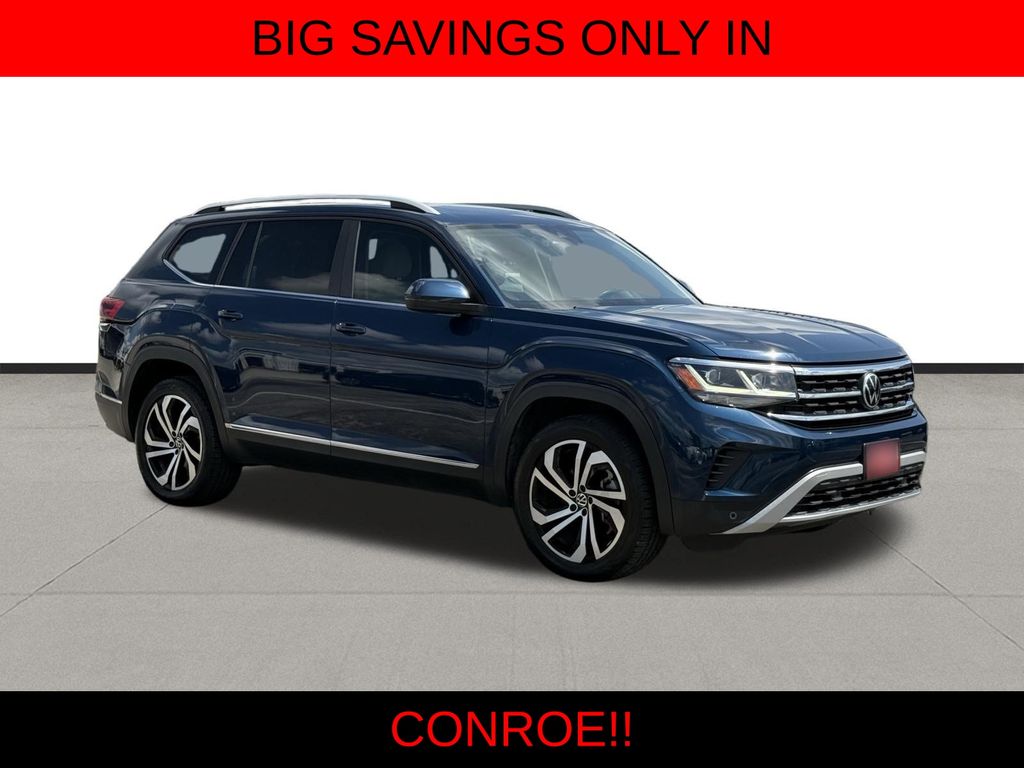2022 Volkswagen Atlas SEL Blue at DeMontrond Auto Country