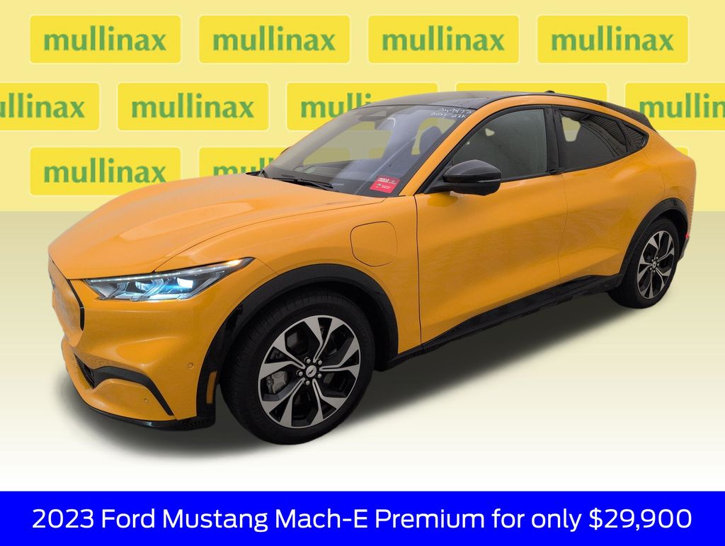 2023 Cyber Orange Metallic Tricoat Ford Mustang Mach-E Premium RWD SUV
