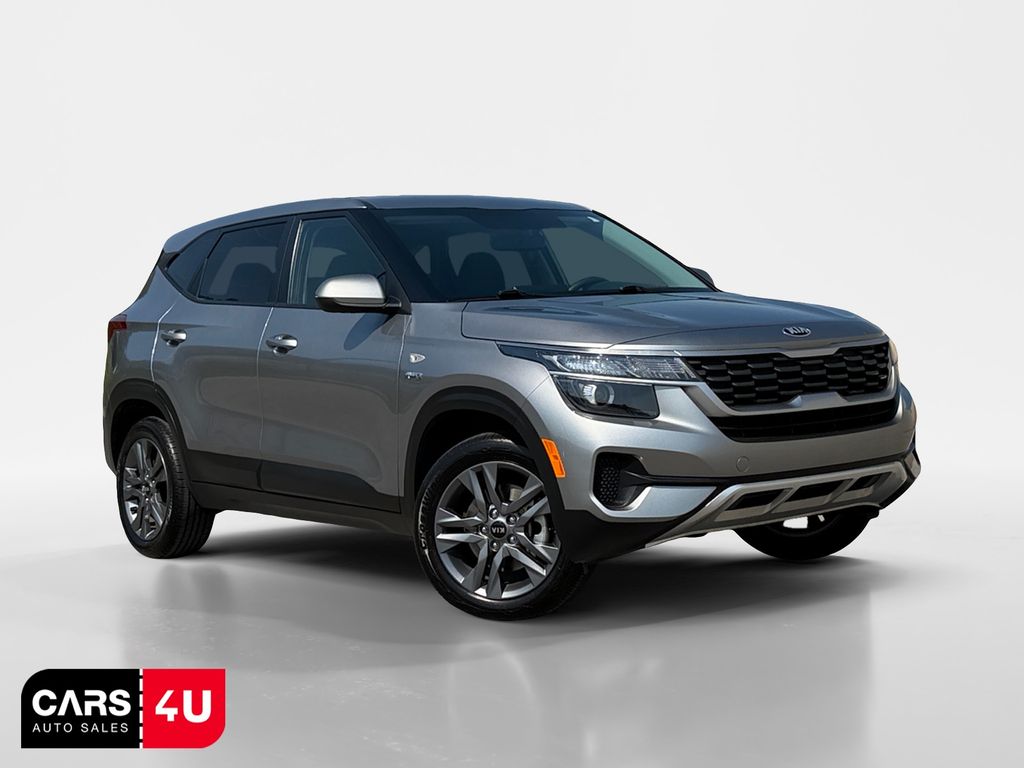 Steel Gray 2021 Kia Seltos LX AWD SUV / Crossover All-Wheel Drive Continuously Variable Transmission