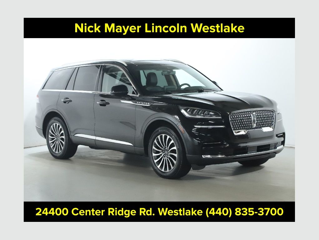 Infinite Black Metallic Clearcoat 2024 Lincoln Aviator Premiere AWD SUV / Crossover All-Wheel Drive Automatic