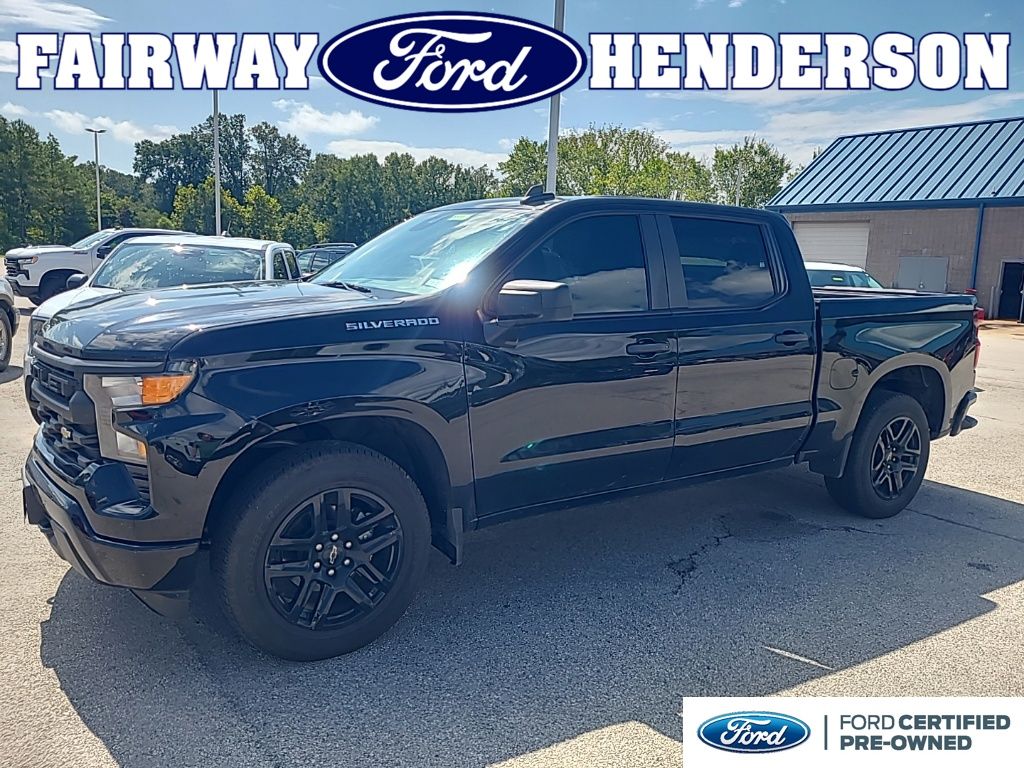 Black 2024 Chevrolet Silverado 1500 Pickup Truck 4X2 8-Speed Automatic