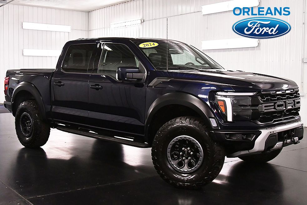 Antimatter Blue Metallic 2024 Ford F-150 Pickup Truck Four-Wheel Drive Automatic