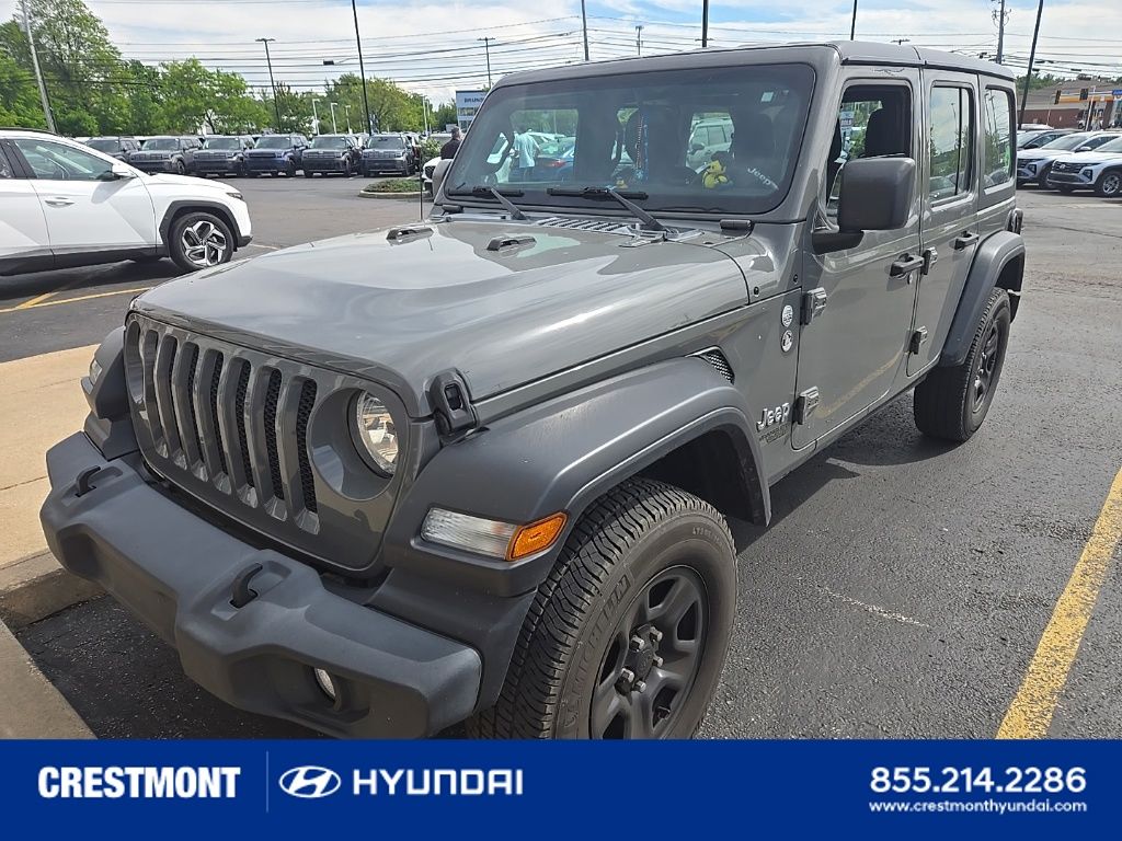 used 2020 Jeep Wrangler car, priced at $19,199