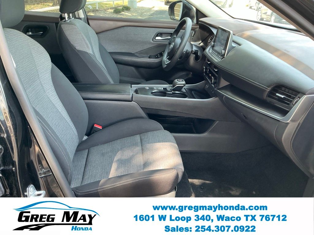 2023 Nissan Rogue SV Black at Greg May Honda