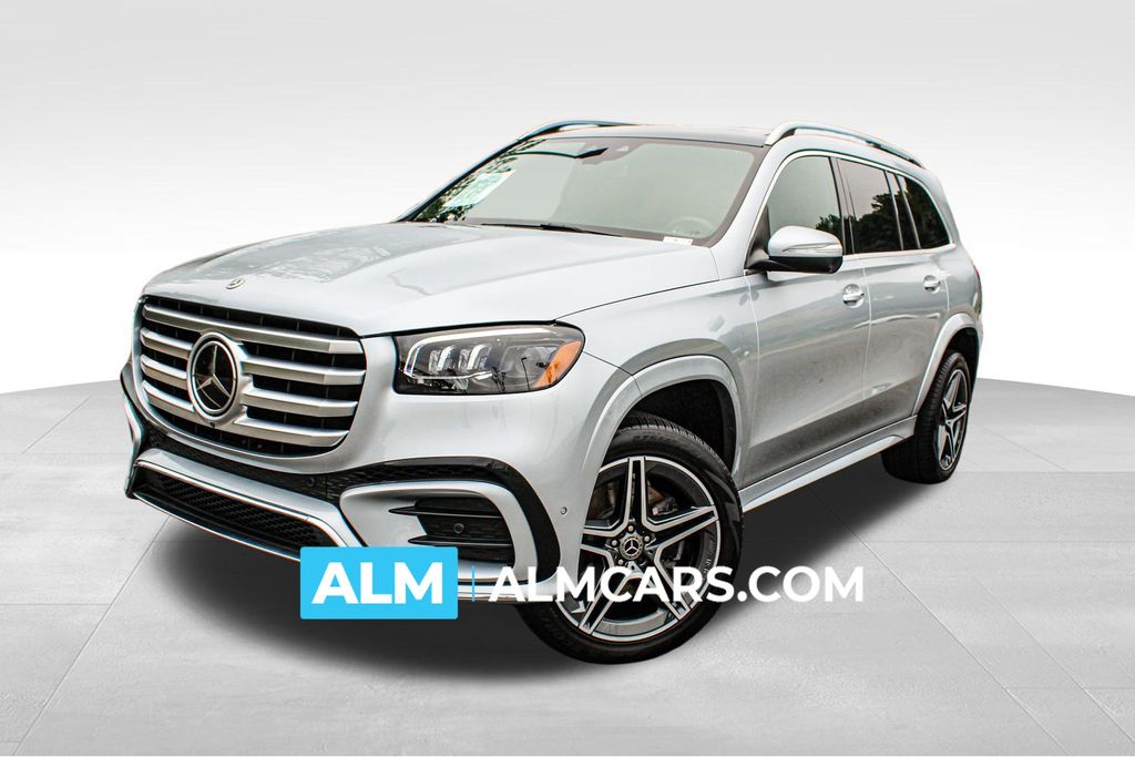 Silver 2024 Mercedes-Benz GLS SUV / Crossover All-Wheel Drive 9-Speed Automatic