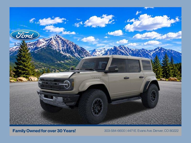 Desert Sand 2026 Ford Bronco Raptor SUV / Crossover Four-Wheel Drive Automatic