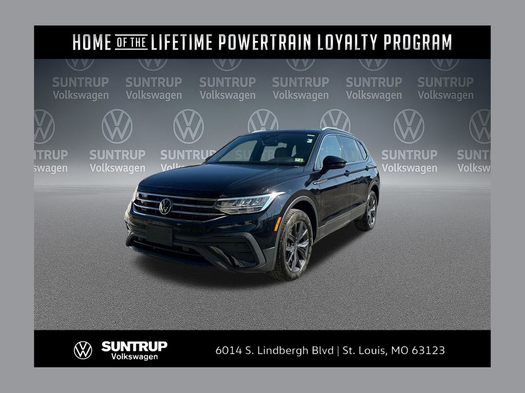 Deep Black 2023 Volkswagen Tiguan SUV / Crossover Front-Wheel Drive 8-Speed Automatic