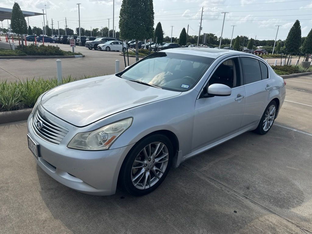 Gray (Liquid Platinum) 2008 INFINITI G35 Sedan Rear-Wheel Drive 5-Speed Automatic Overdrive
