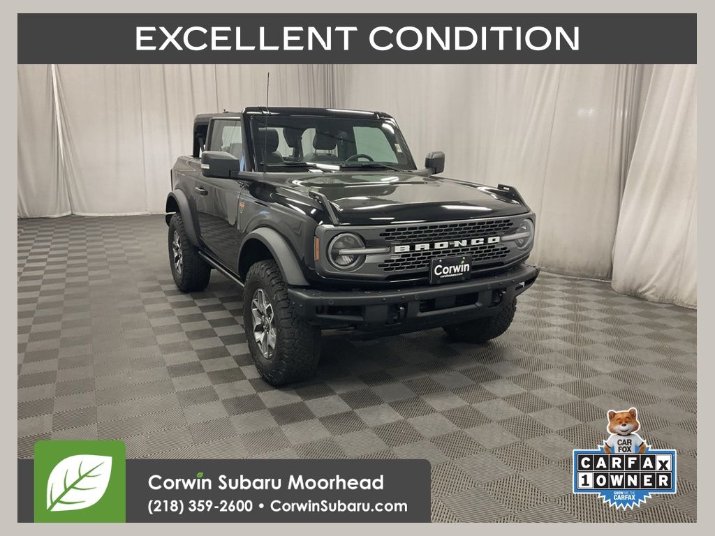 Shadow Black 2024 Ford Bronco SUV / Crossover Four-Wheel Drive Automatic