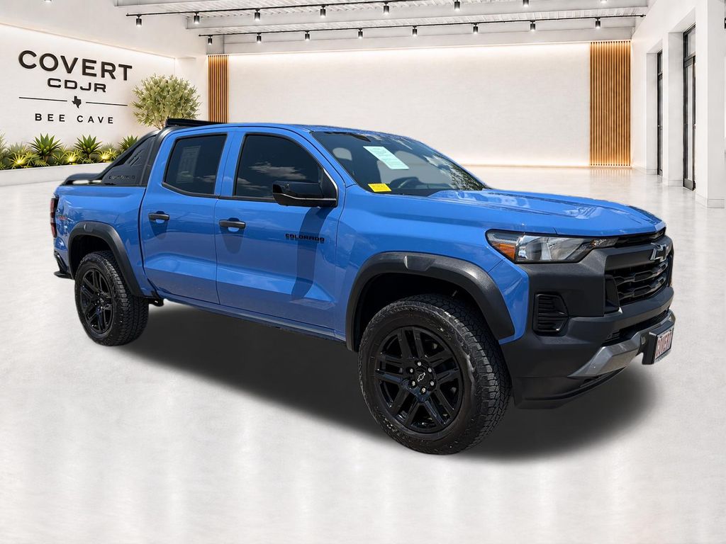 Blue Metallic 2025 Chevrolet Colorado Pickup Truck Four-Wheel Drive 8-Speed Automatic