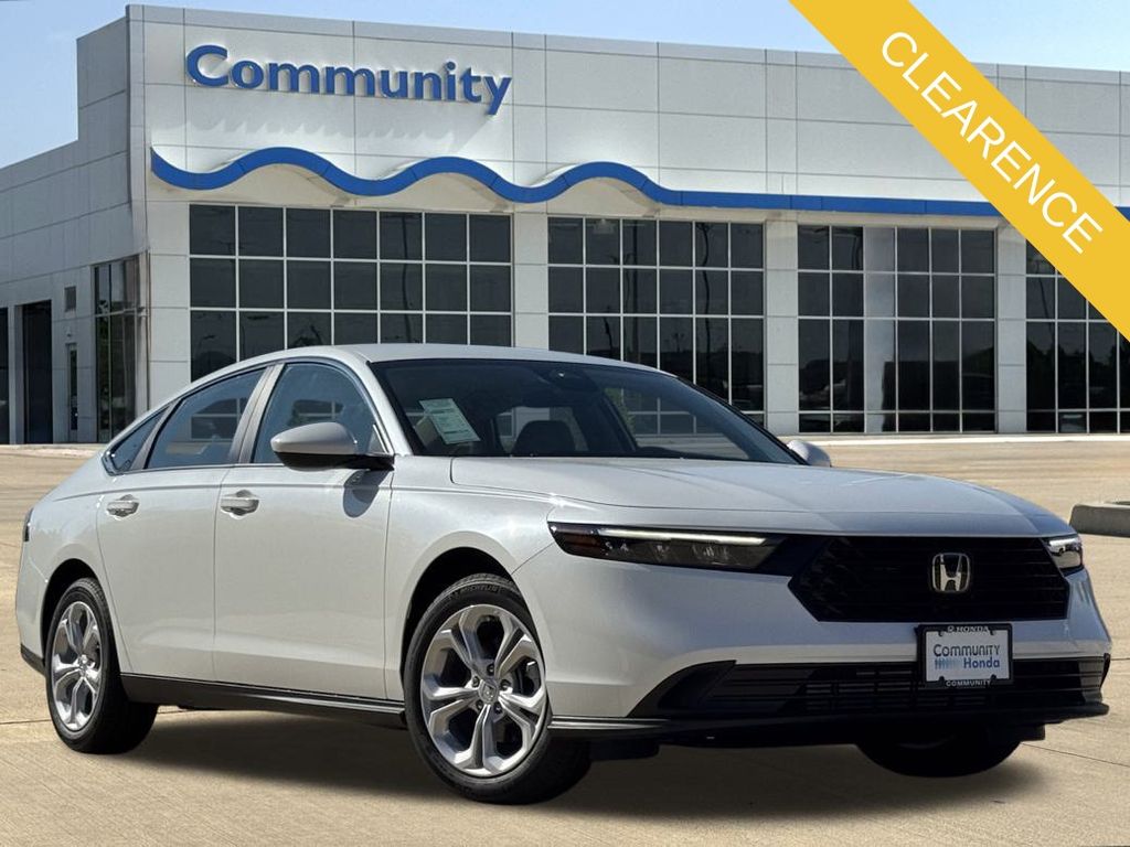 2025 Honda Accord LX White at Community Honda