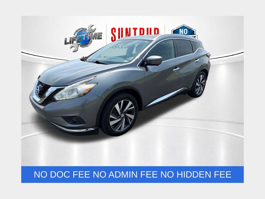 Gray (Gun Metallic) 2016 Nissan Murano SUV / Crossover All-Wheel Drive Continuously Variable Transmission