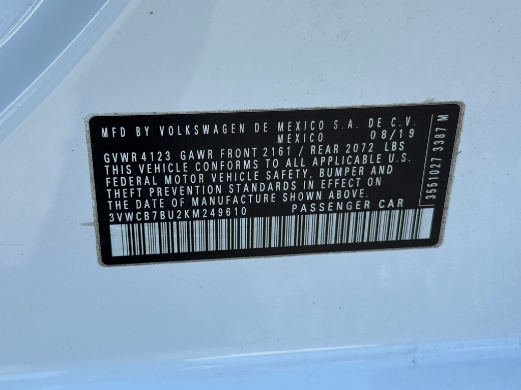 2019 Volkswagen Jetta 1.4T S
