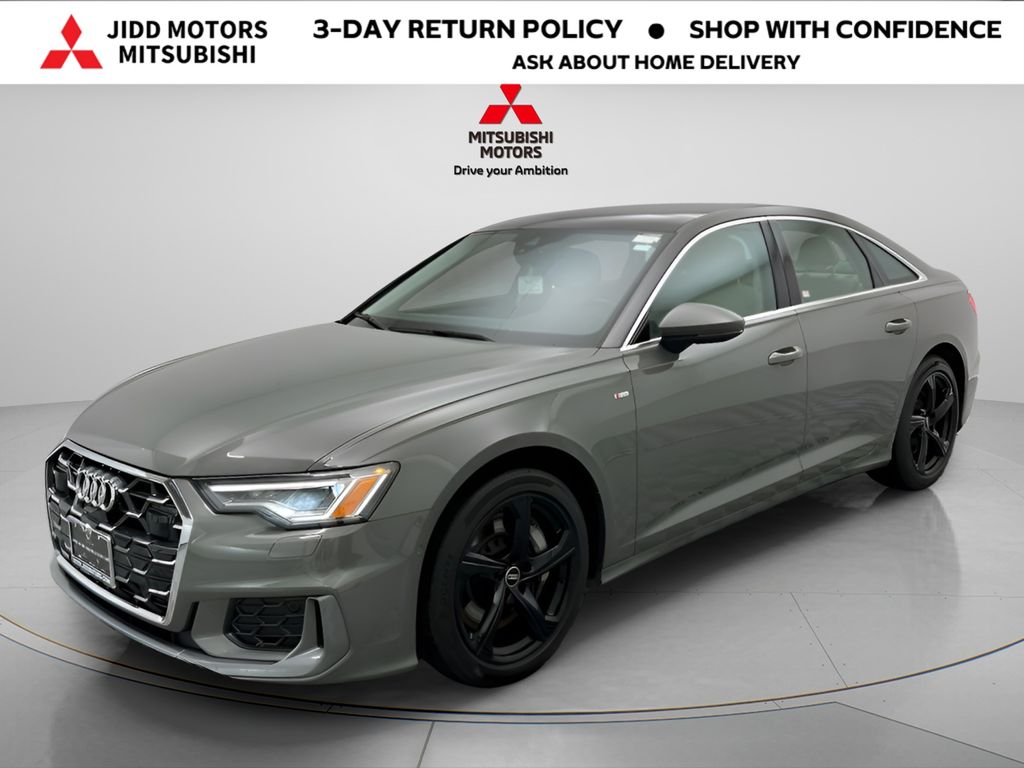 Gray 2024 Audi A6 quattro Premium Plus 55 TFSI Sedan All-Wheel Drive 7-Speed Automatic