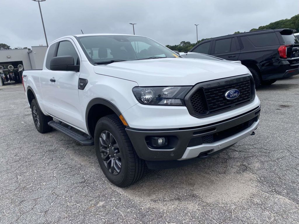 Oxford White 2019 Ford Ranger XLT SuperCab RWD Pickup Truck 4X2 Automatic