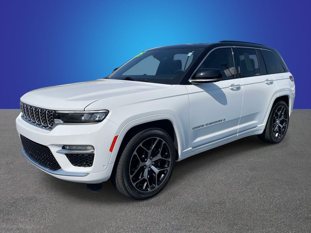 Bright White Clearcoat 2025 Jeep Grand Cherokee SUV / Crossover Four-Wheel Drive 8-Speed Automatic